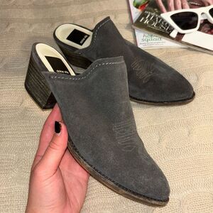 Dolce Vita Western Suede Mules